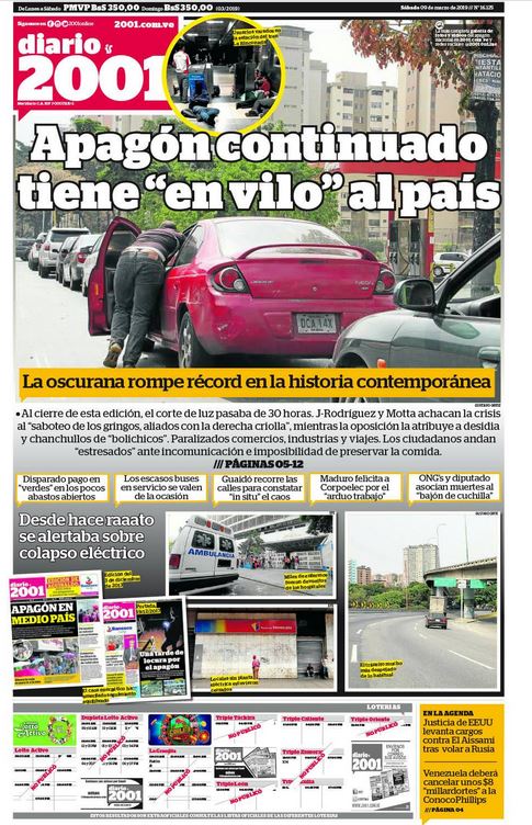 Portadas de este sábado 9 de marzo de 2019