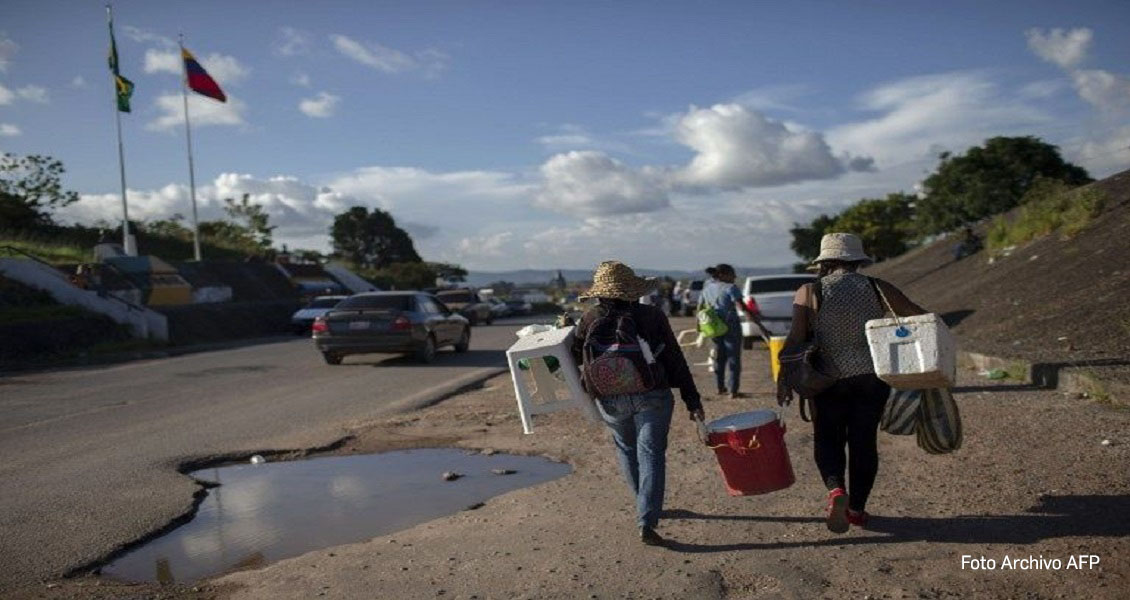 Padres de niños que estudian en Pacaraima alquilan entre varios casas temporales, mientras sigue cerrada la frontera con Brasil