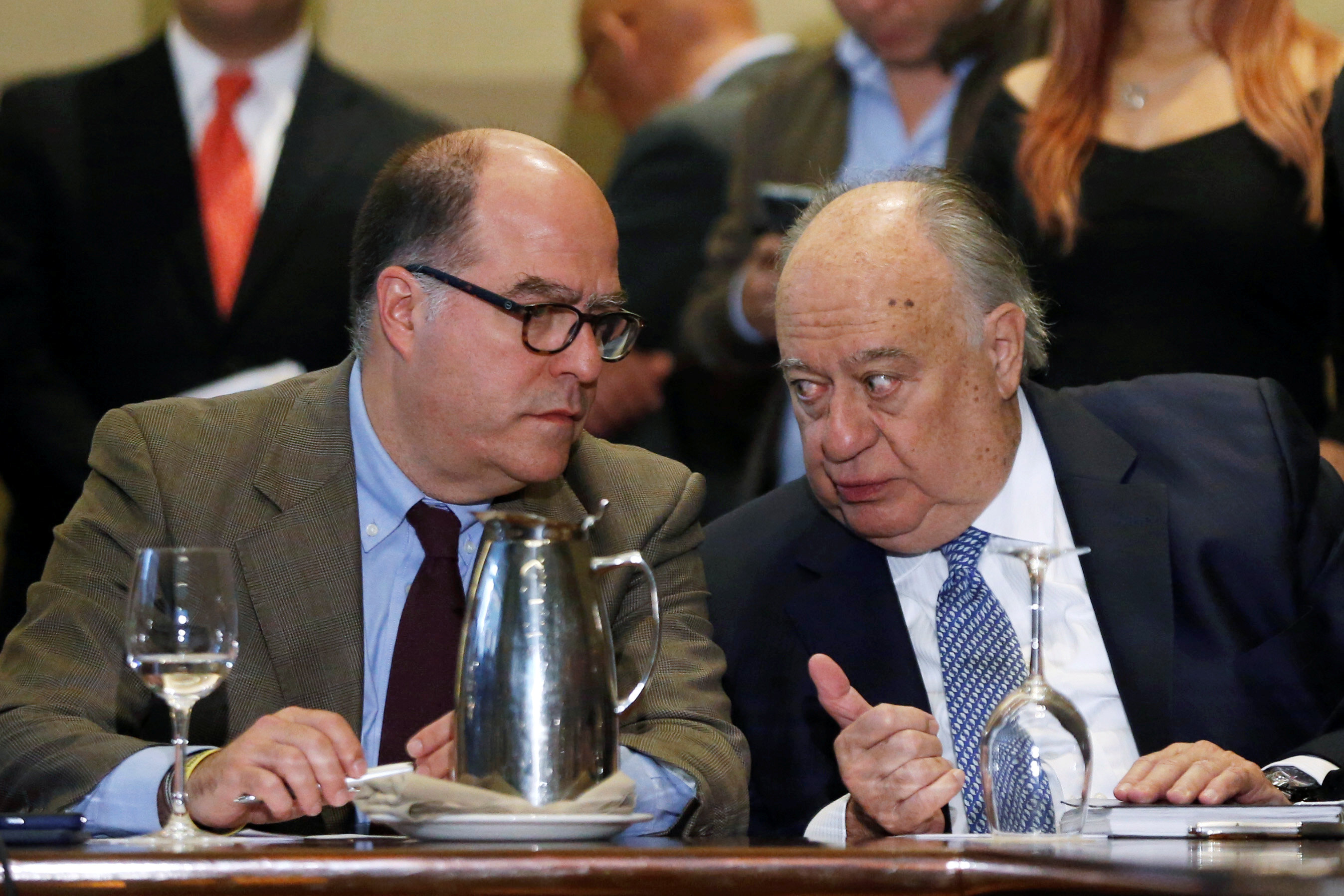 Humberto Calderón Berti reafirmó su amistad con el comisionado Julio Borges