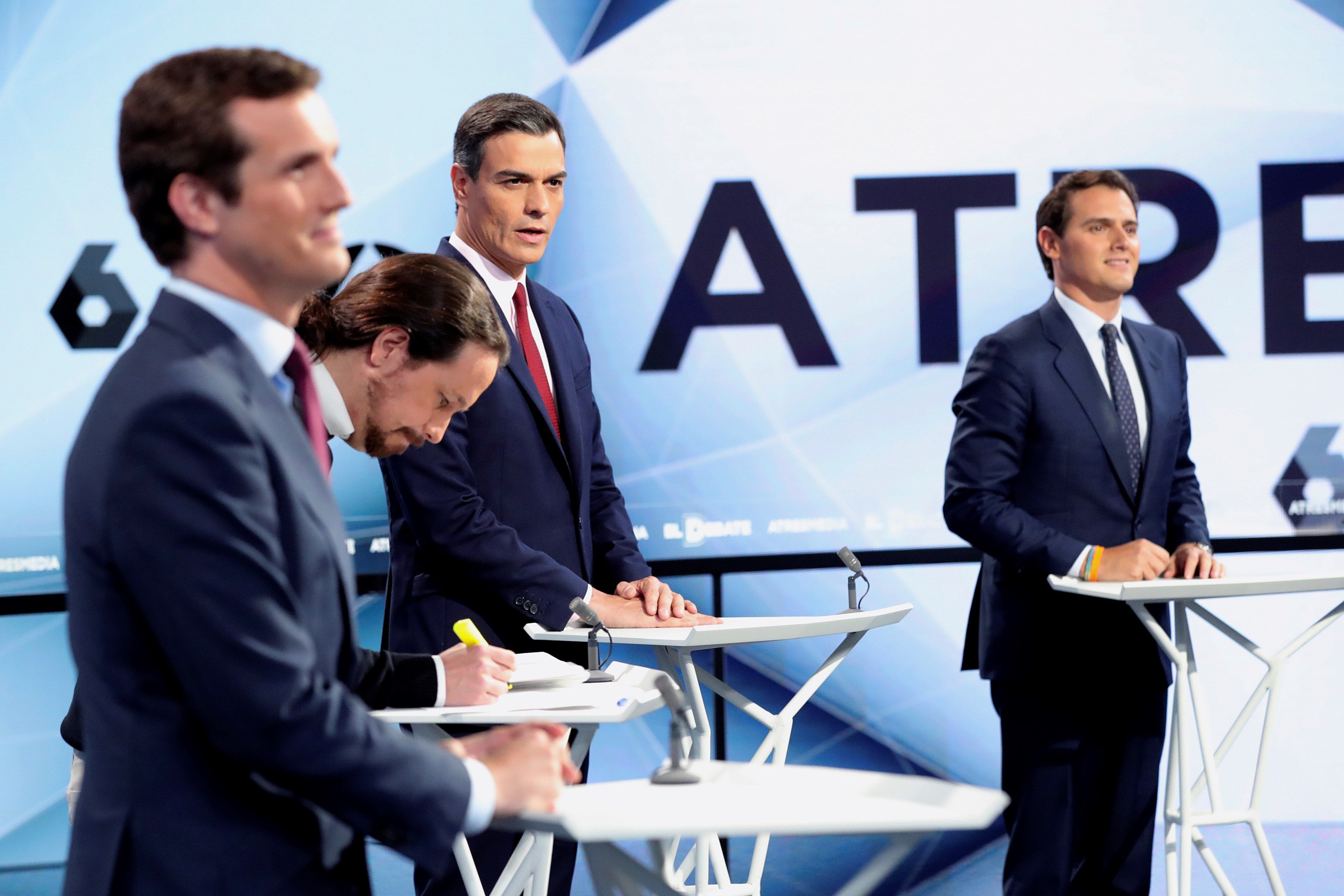 Derecha e izquierda miden fuerzas en el cierre de campaña electoral en España