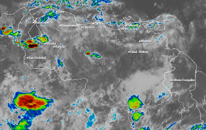 El estado del tiempo en Venezuela este sábado #27Abr, según Inameh