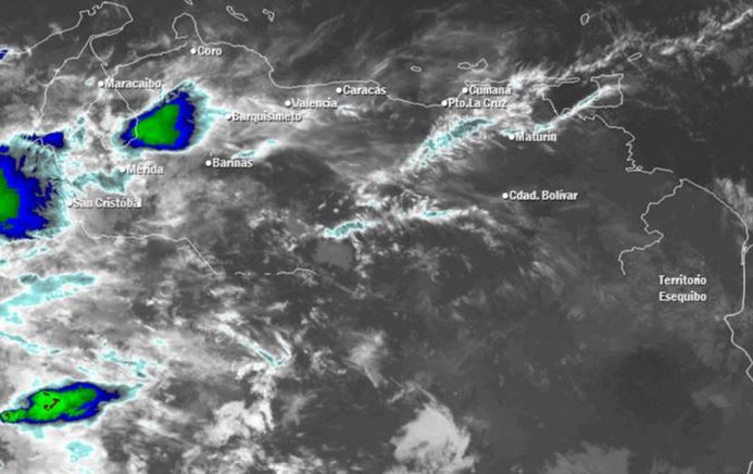 El estado del tiempo en Venezuela este domingo #28Abr, según Inameh