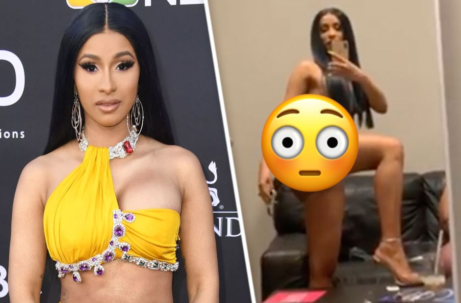 El VIDEO de Cardi B mostrando el punto exacto donde termina su vagina y comienza su trasero