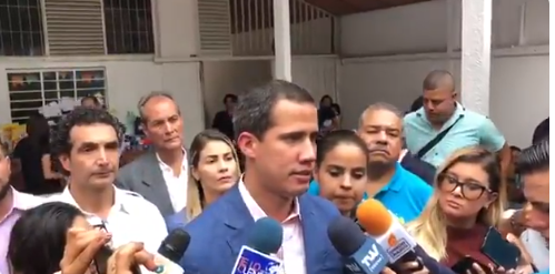 Guaidó calcula que siete millones de venezolanos padecen una emergencia humanitaria (Video)