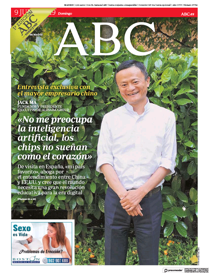 Portadas de la prensa internacional para este domingo 9 de junio de 2019