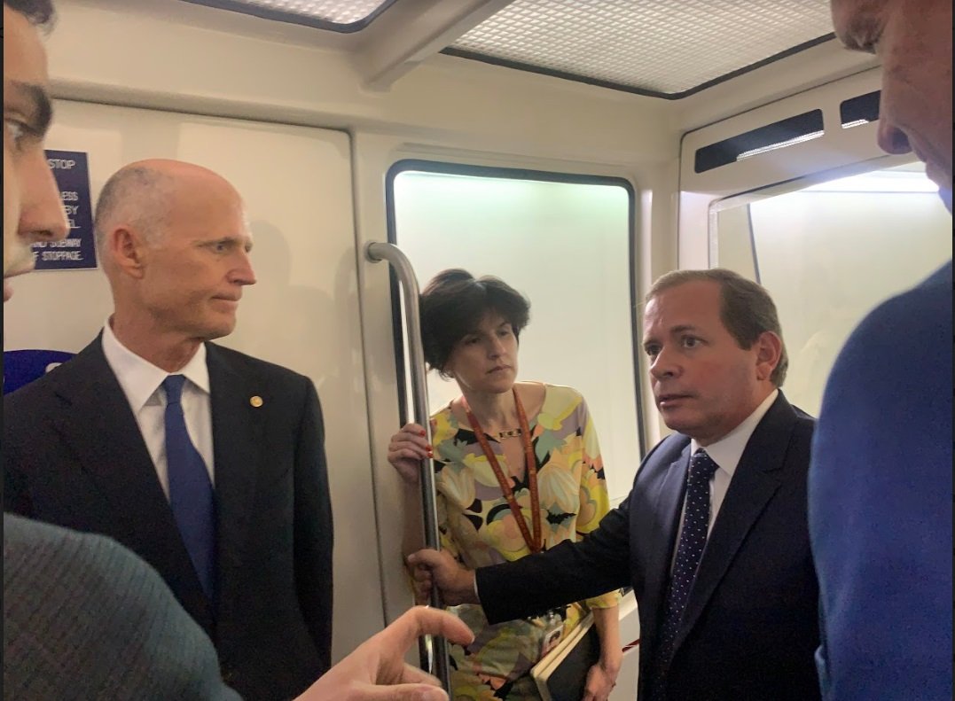 Juan Pablo Guanipa se reunió con presidente del BID y Rick Scott (FOTOS)