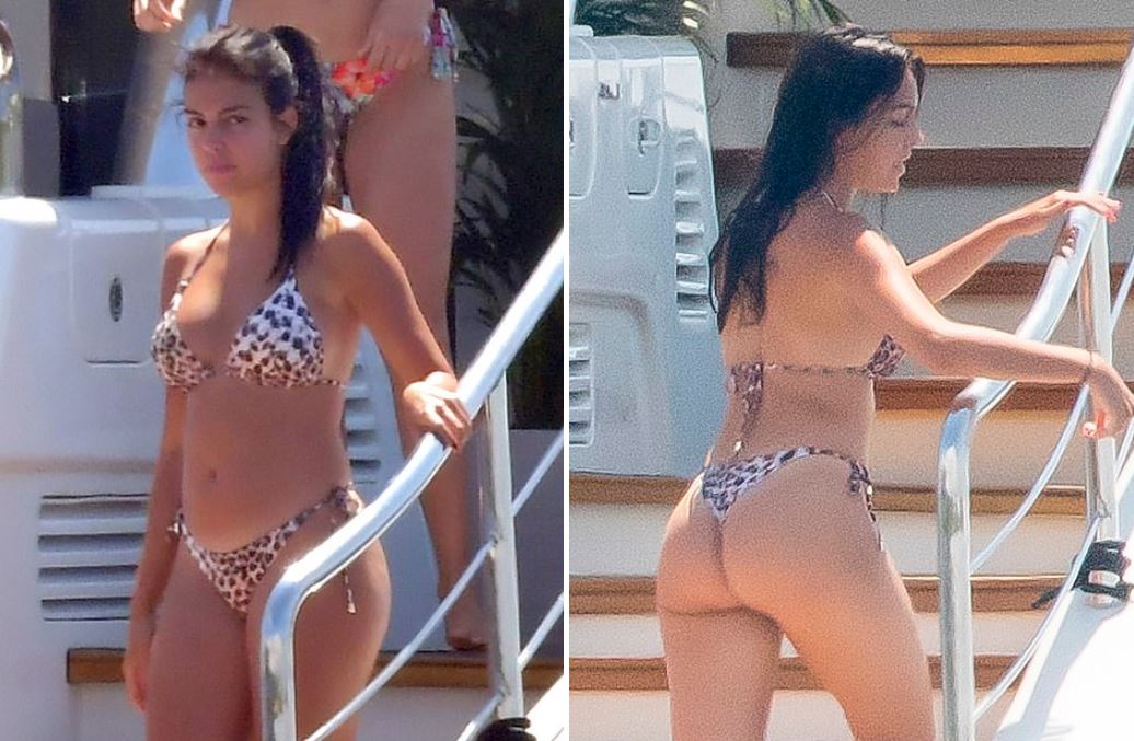 La despampanante novia de CR7… ¡mojadita y en bikini! (Fotos + EL PARACHOQUE)