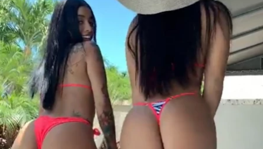 ¡Competencia de nalgas! Laura Van Fit y la rapera venezolana Mestiza se baten durísimo (VIDEO+DIOOOS)