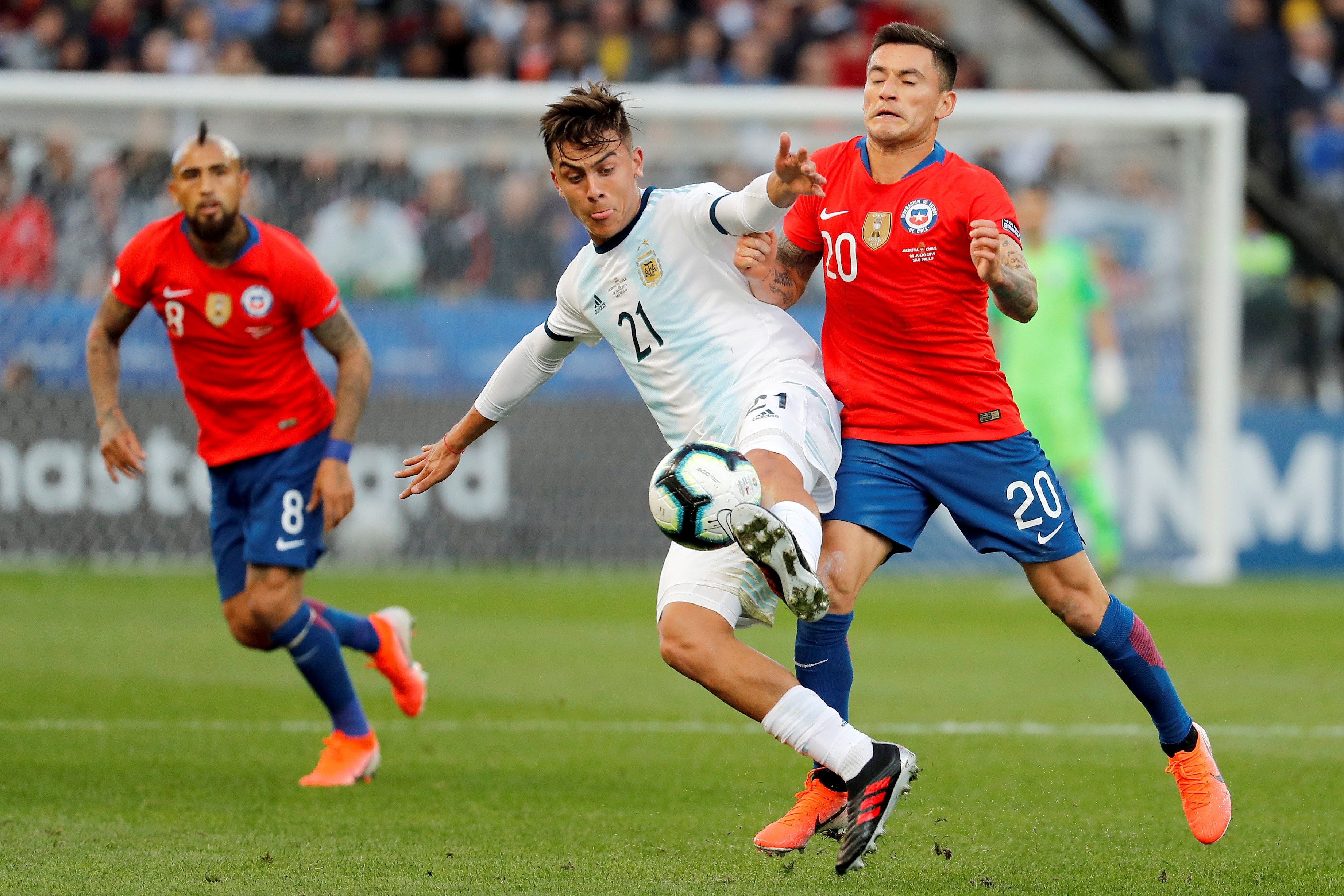 Con Messi expulsado Argentina logra el bronce en el partido más gris de la Copa América