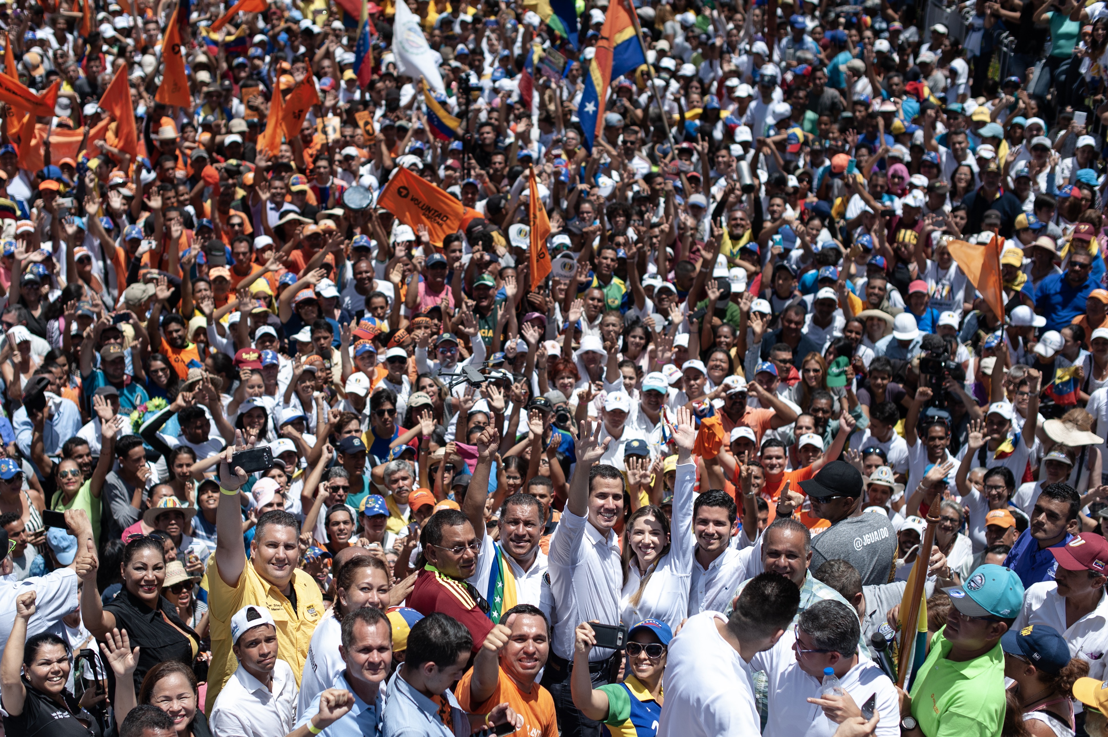 Margariteños en la calle respaldaron el llamado de Guaidó (FOTOS + VIDEO)