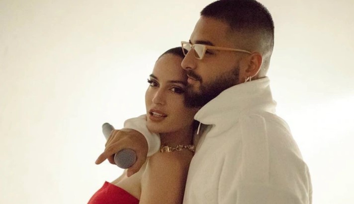 Maluma y su novia celebraron el Día Internacional del Beso Robado