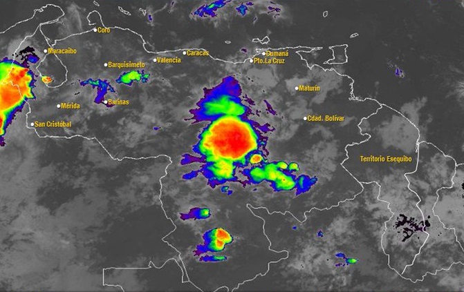 El estado del tiempo en Venezuela este martes 30 de julio de 2019