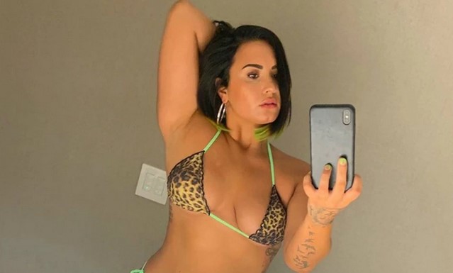 En bikini y sin retoque: Demi Lovato volvió a mostrarse al natural en Instagram