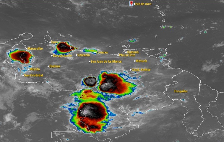 El estado del tiempo en Venezuela este jueves #5Sep, según el Inameh