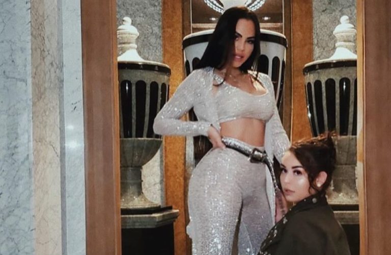 Galilea Montijo y Natti Natasha posaron al estilo “sadomasoquista”