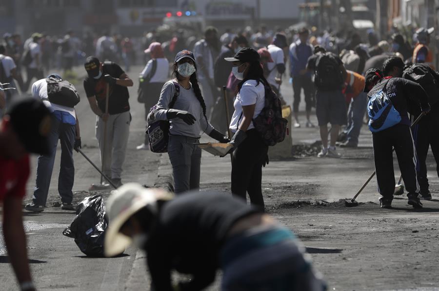 Ecuador dejó de ingresar 1.638 millones de dólares en 11 días de protestas