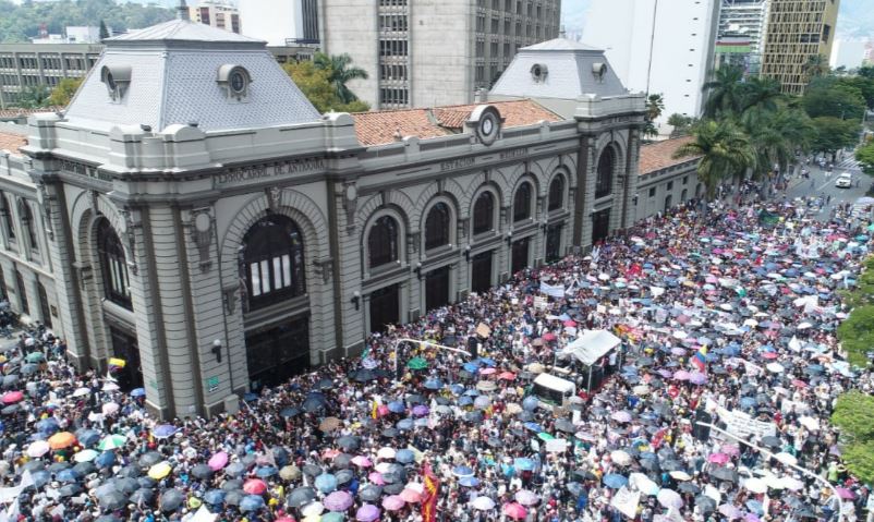 Varios venezolanos fueron detenidos durante protestas en Colombia