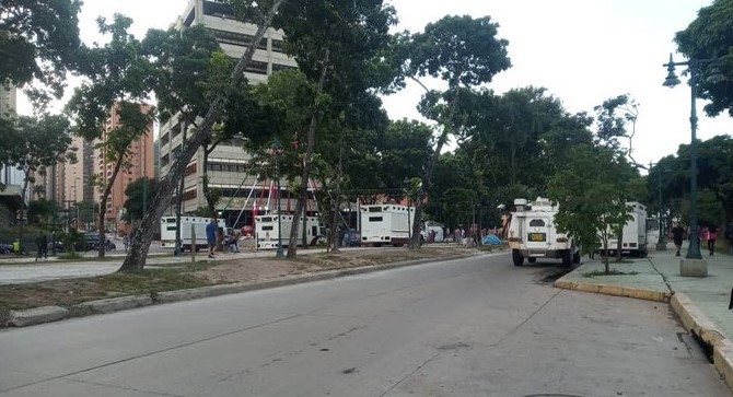 Paseo los Ilustres amaneció con fuerte presencia de GNB #21Nov (Foto)