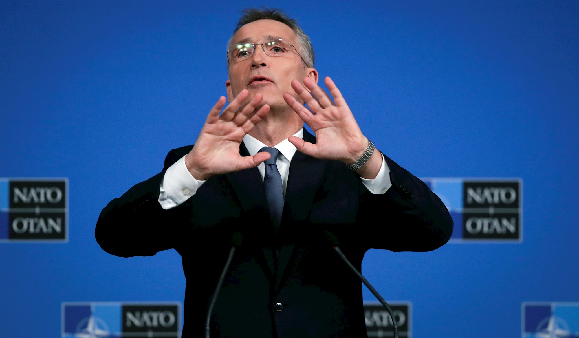 Stoltenberg condenó los “horribles e indiscriminados” ataques rusos en Ucrania