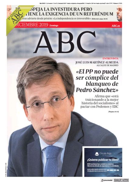 Portadas de la prensa internacional de este domingo 22 de diciembre de 2019