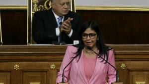 Delcy Rodríguez, imagen cortesía.