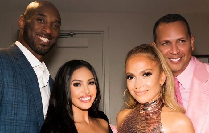 La estrecha relación que unía a Kobe y Vanessa Bryant con JLo y Alex Rodríguez