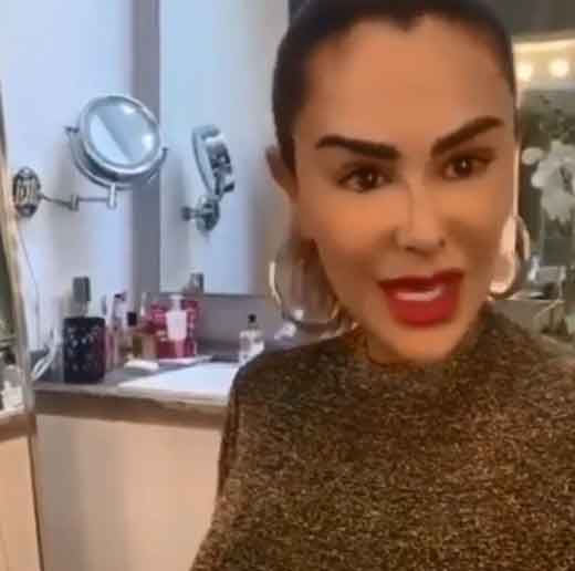 Ninel Conde respondió a las críticas por su extraño rostro: “Es mi cuerpo, es mi cara y es lo que se me da la gana”