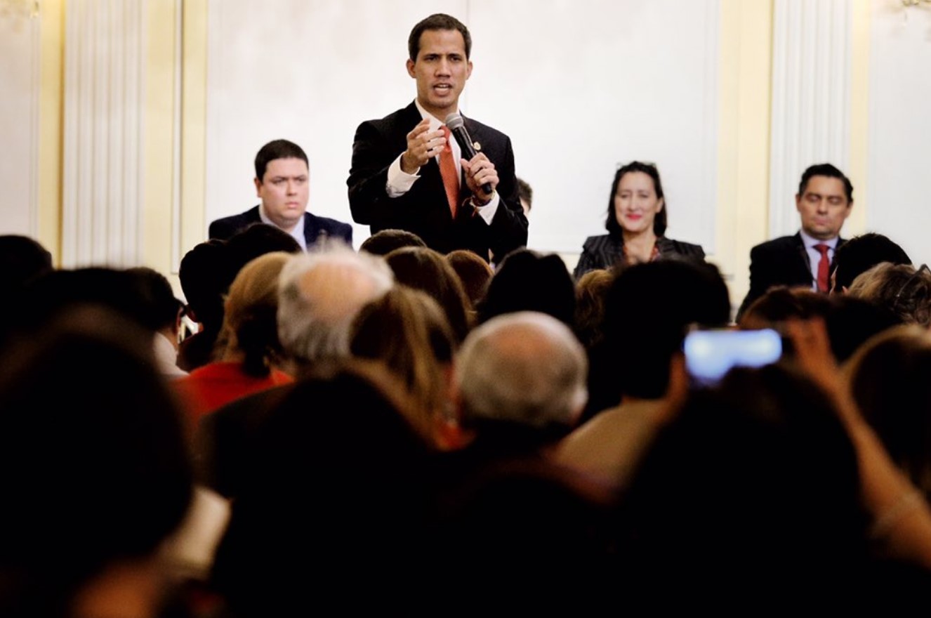 Guaidó enfatizó en Francia que la crisis de Venezuela ya se parece más a Siria que a Cuba