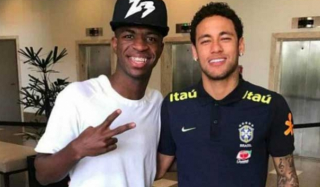 Neymar y Vinicius Junior, imagen cortesía. 