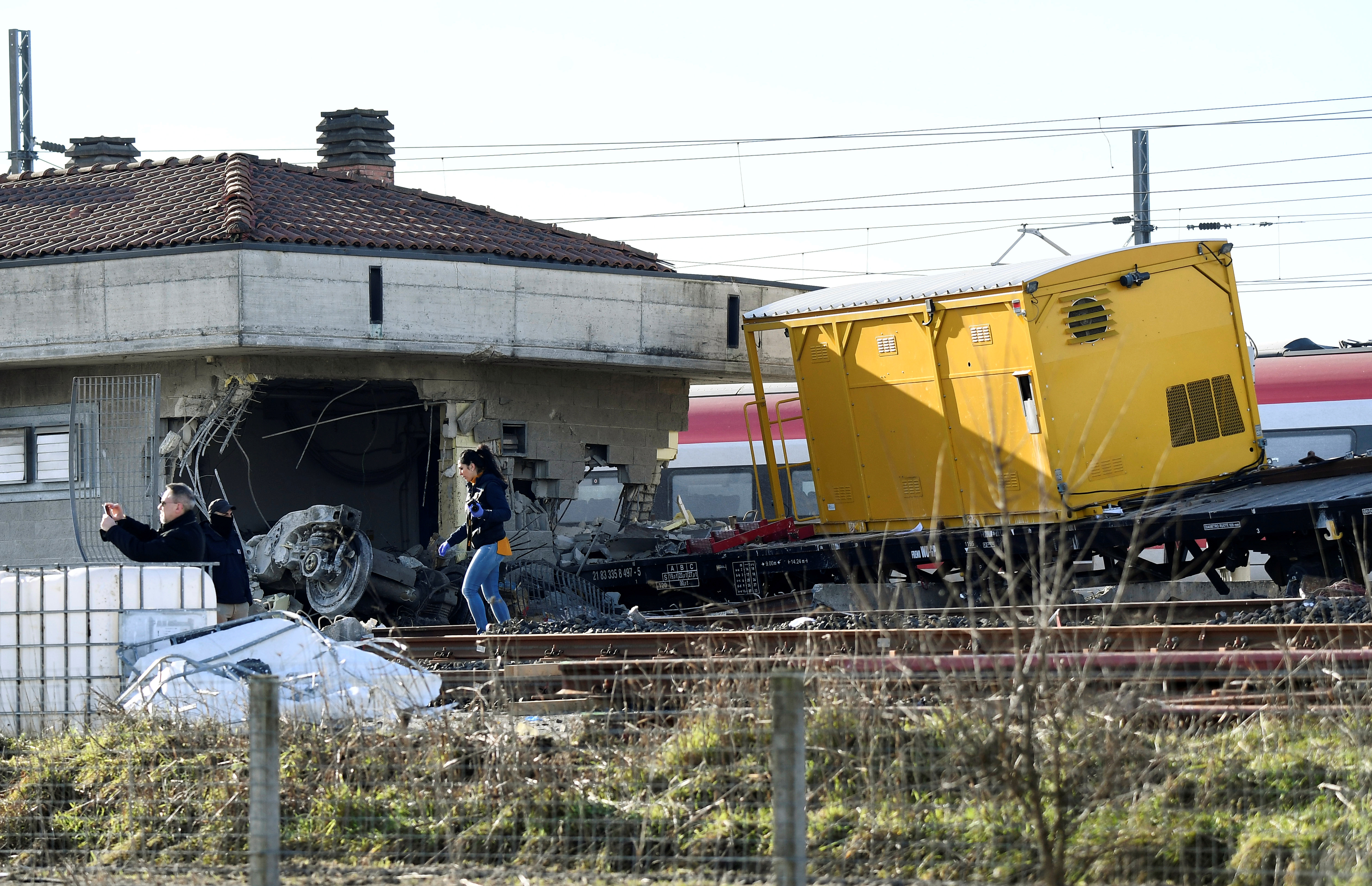 Al menos dos muertos en accidente ferroviario en Italia