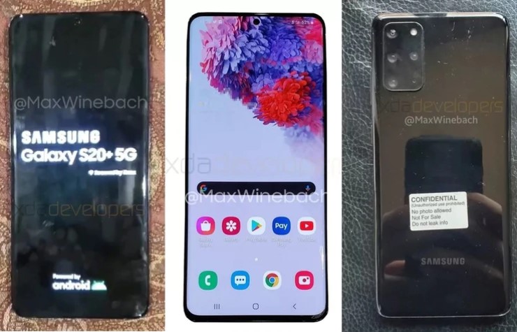 Cómo serán los nuevos smartphones Samsung Galaxy S20 y Galaxy Z Flip (Fotos)