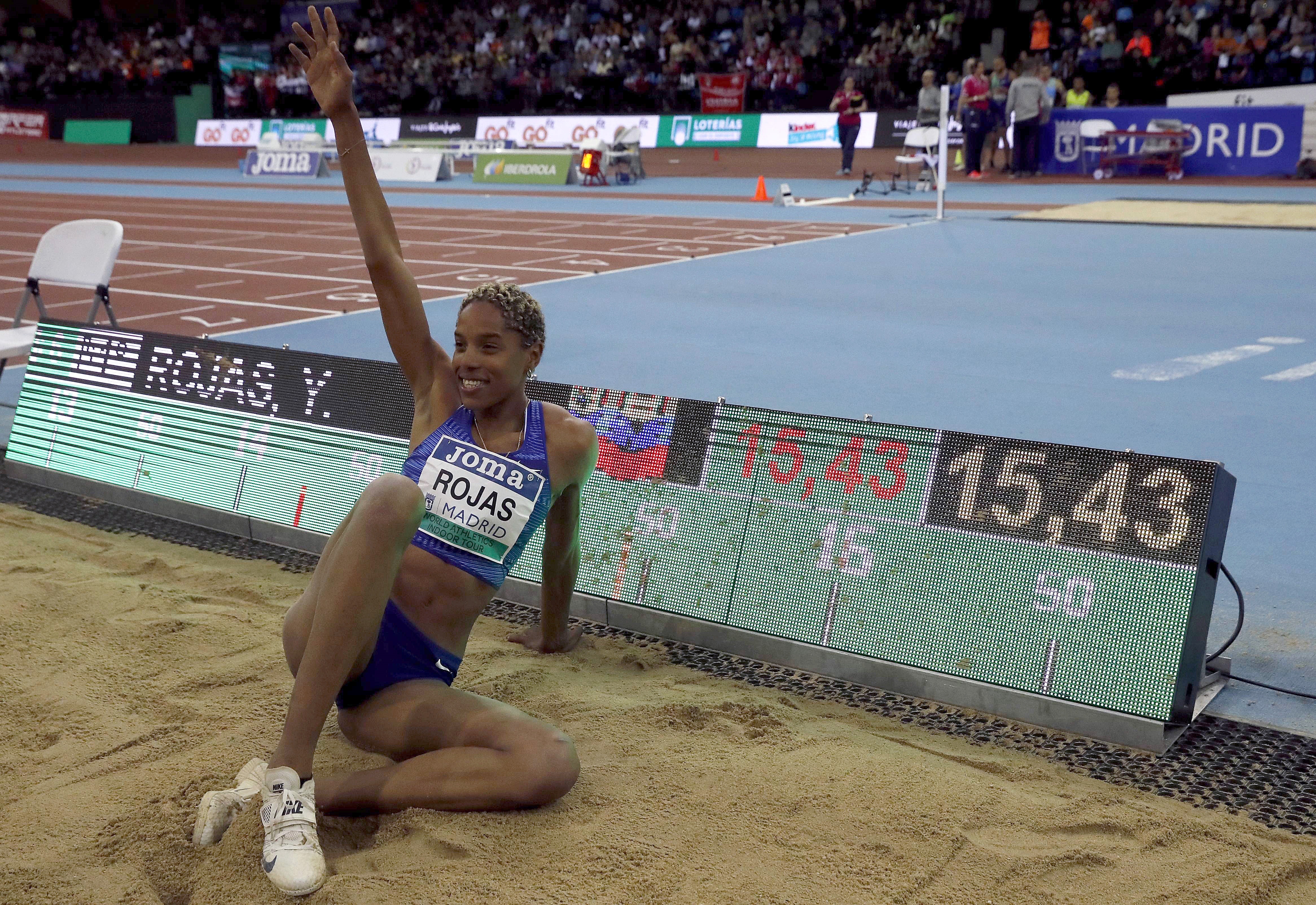 Guaidó felicitó a Yulimar Rojas por conseguir el nuevo récord mundial de salto triple en pista cubierta