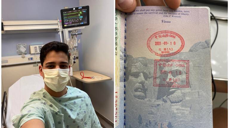 Joven miamense que viajó a China creía tener el coronavirus y ahora tiene deudas