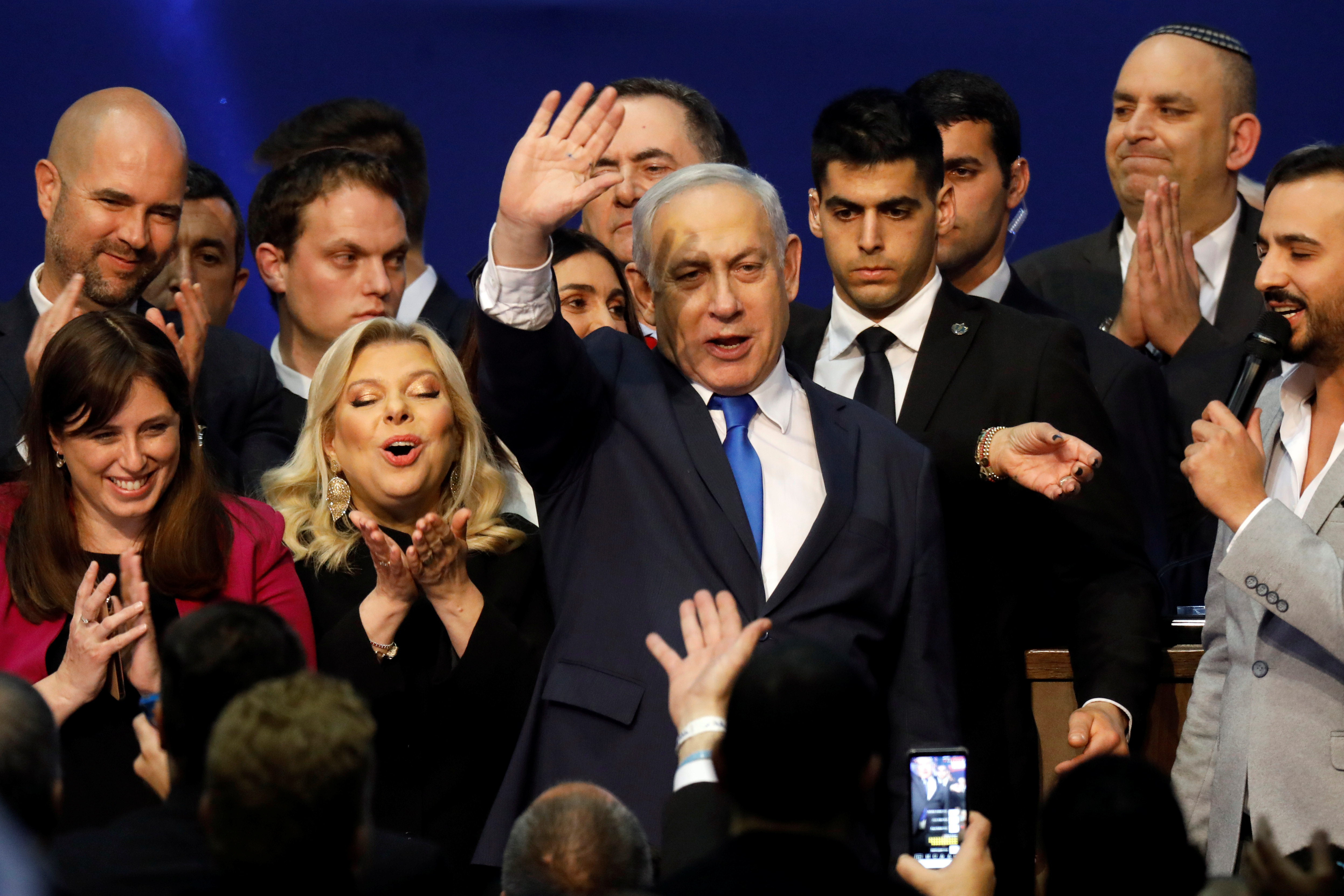 Con un 90% del voto escrutado, Netanyahu gana con soltura las elecciones