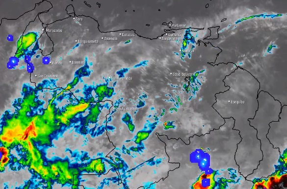 El estado del tiempo en Venezuela este viernes #10Abr, según el Inameh