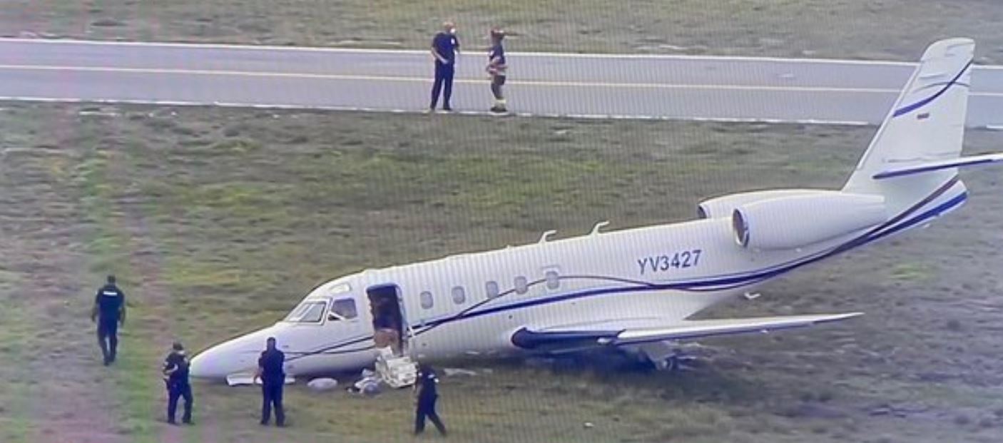 La misteriosa ruta de vuelo de la aeronave venezolana que se precipitó en Fort Lauderdale (Foto)