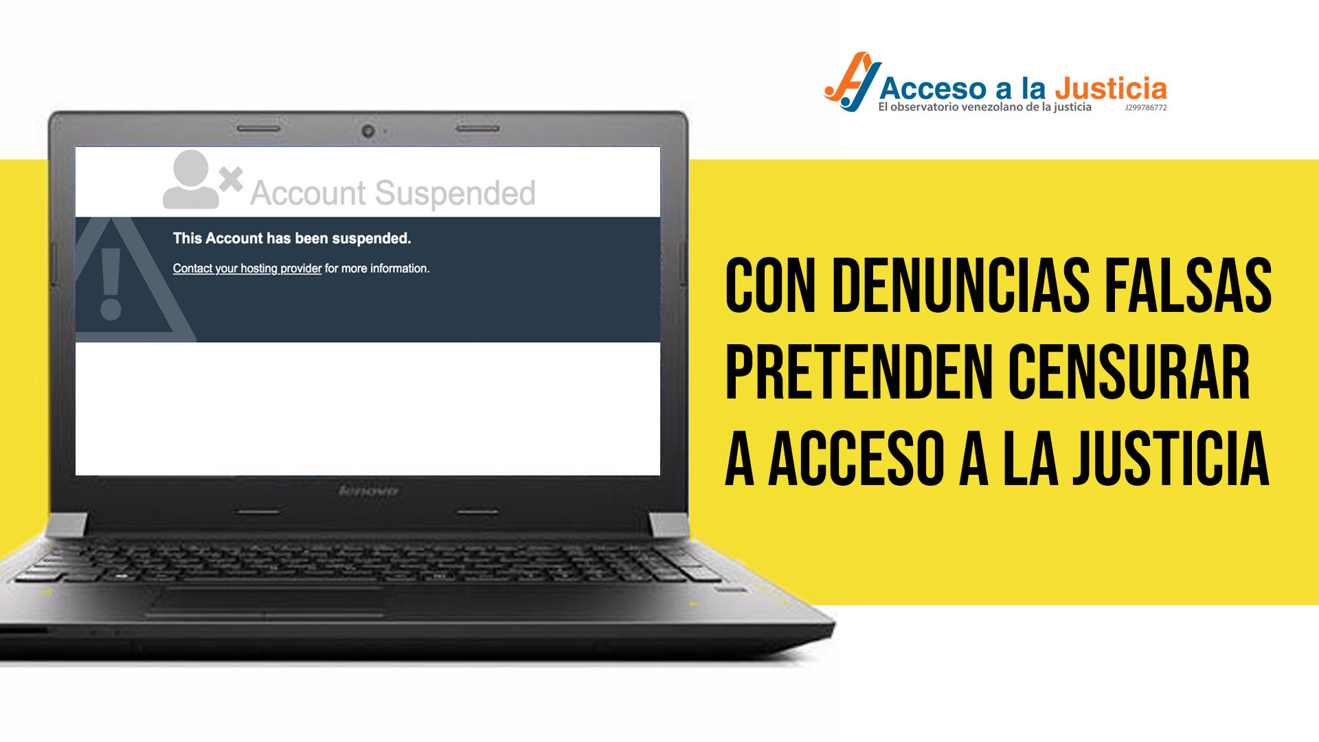 Régimen chavista pretende censurar a Acceso a la Justicia con denuncias falsas