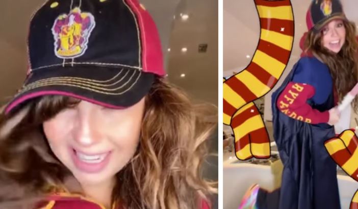 ¡FANÁTICA! Thalía revolucionó TikTok con este gracioso VIDEO sobre Harry Potter