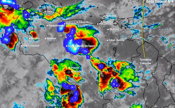 El estado del tiempo en Venezuela este domingo #31May, según el Inameh