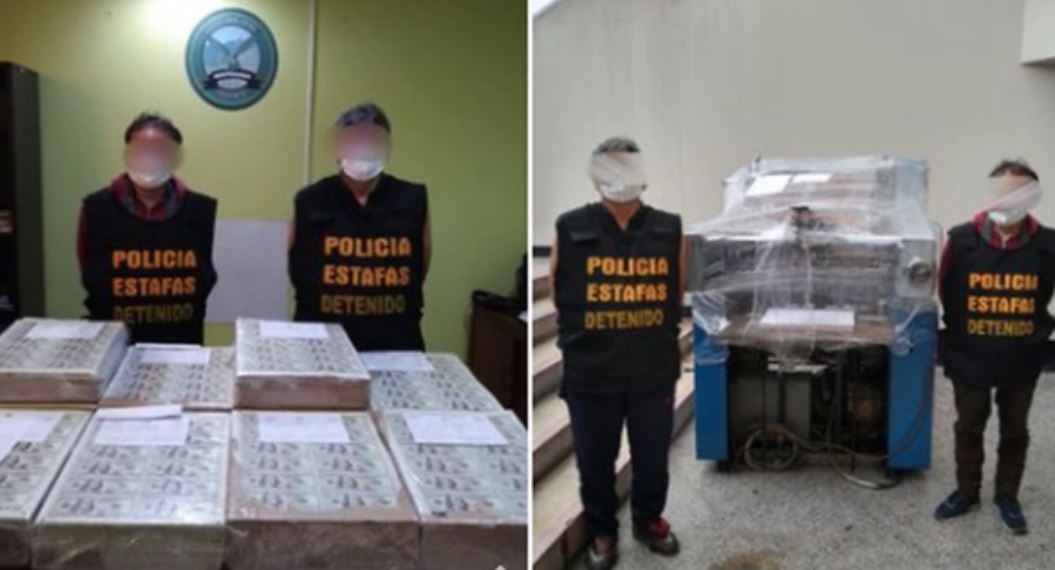 Decomisaron en Perú al menos 15 millones de dólares en billetes falsos