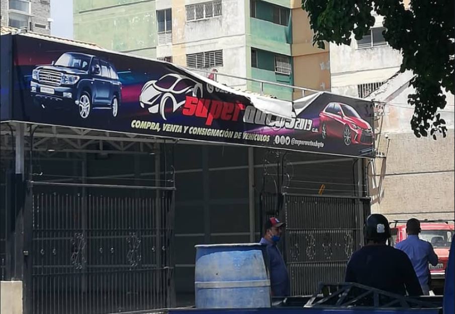 Lanzaron una granada contra un concesionario en Barquisimeto este #12Jun (Fotos y video)