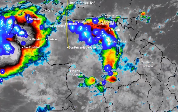 El estado del tiempo en Venezuela este miércoles #10Jun, según el Inameh