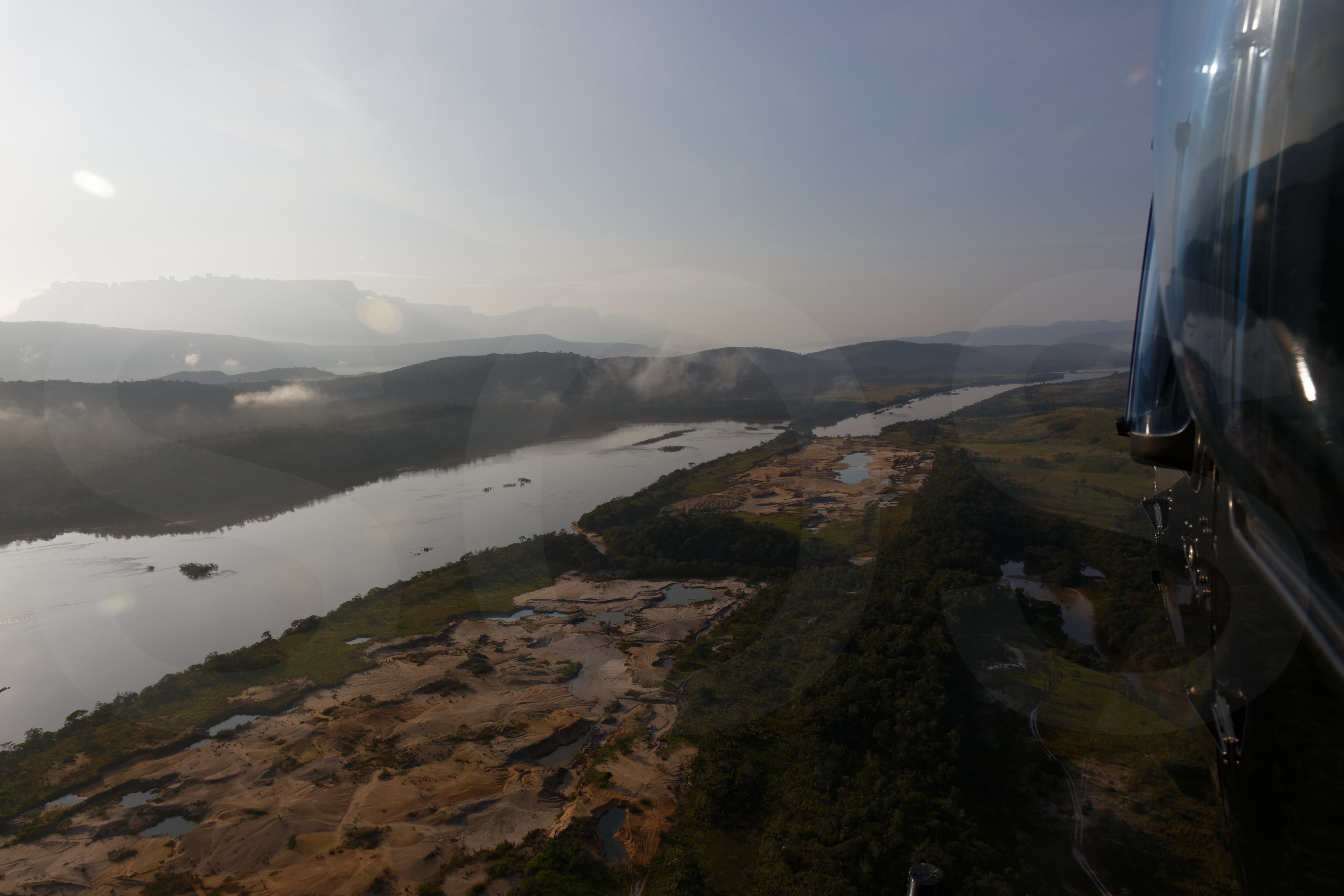 Publican mapa con 59 focos de minería ilegal en el Parque Nacional Canaima (IMAGEN)