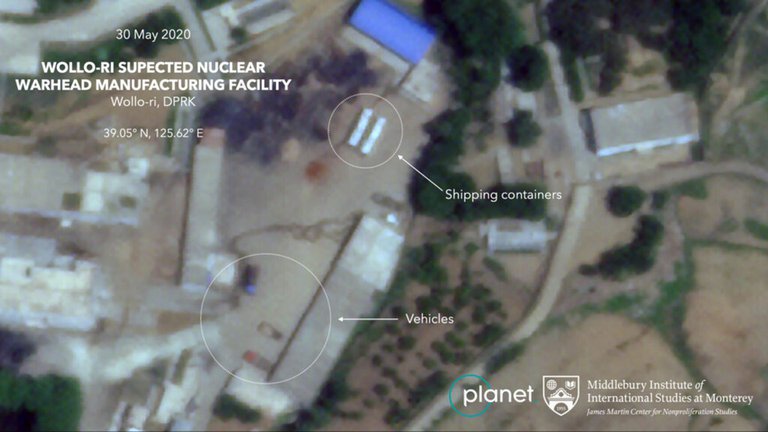 Identifican posible centro de manufactura de cabezas nucleares norcoreano