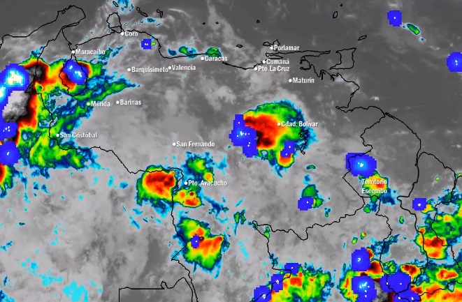 El estado del tiempo en Venezuela este viernes #24Jul, según el Inameh