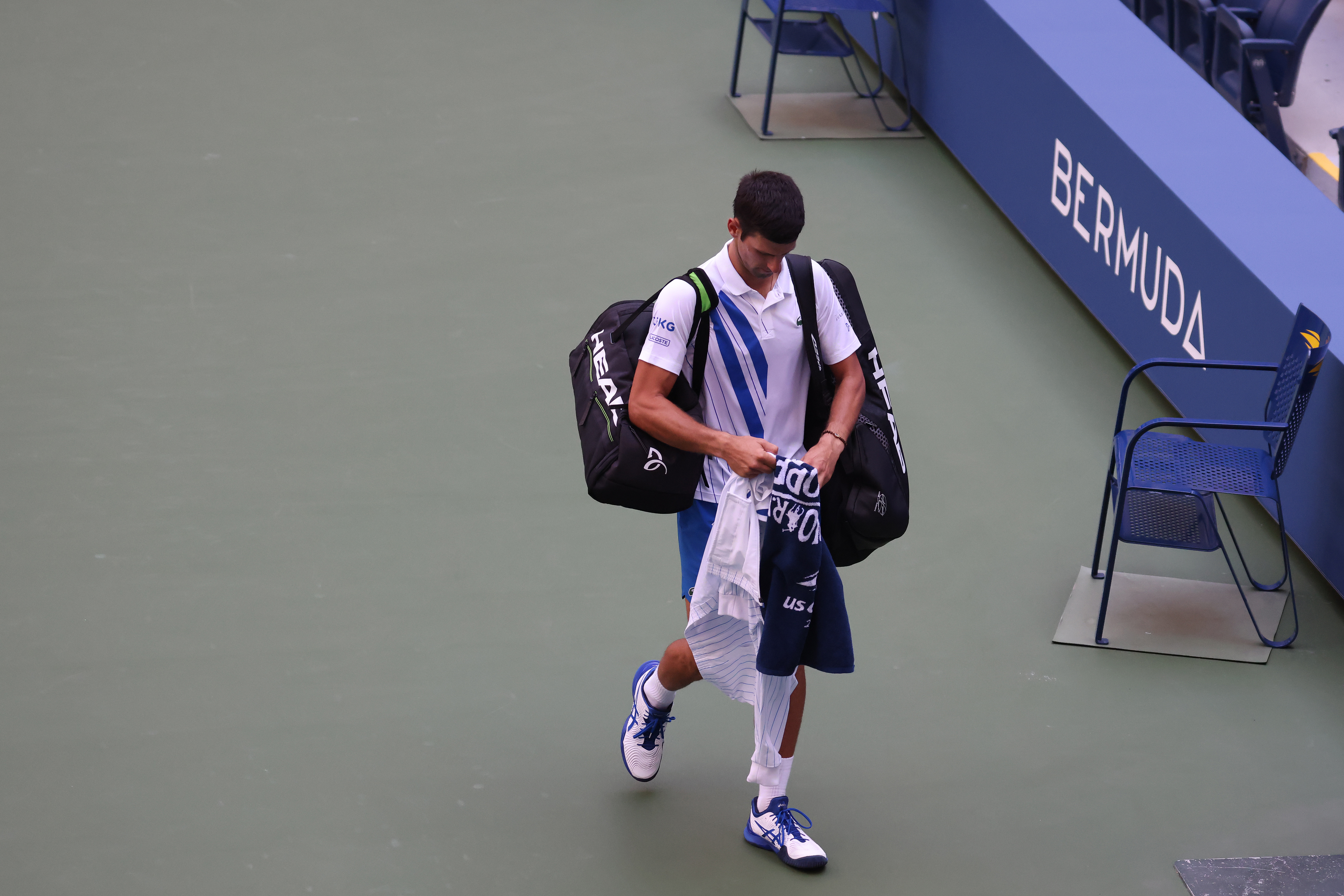 Djokovic aterriza en Roma dispuesto a pasar página tras su expulsión del US Open