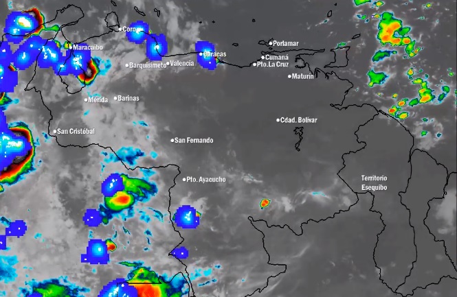 El estado del tiempo en Venezuela este viernes #23Abr, según el Inameh