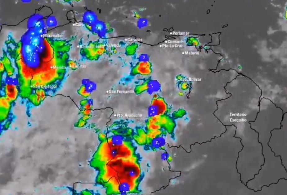 El estado del tiempo en Venezuela este miércoles #2Sep, según el Inameh