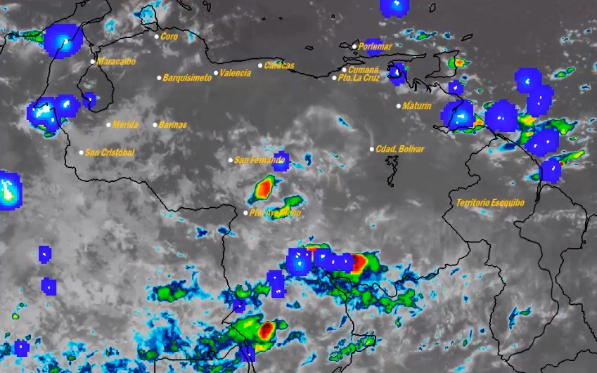 El estado del tiempo en Venezuela este sábado #26Sep, según el Inameh