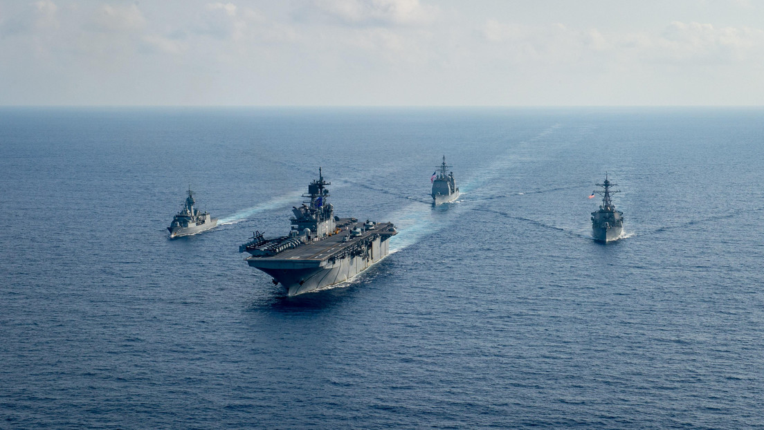 EEUU, Japón y Australia realizan ejercicios navales conjuntos en el mar de China Meridional